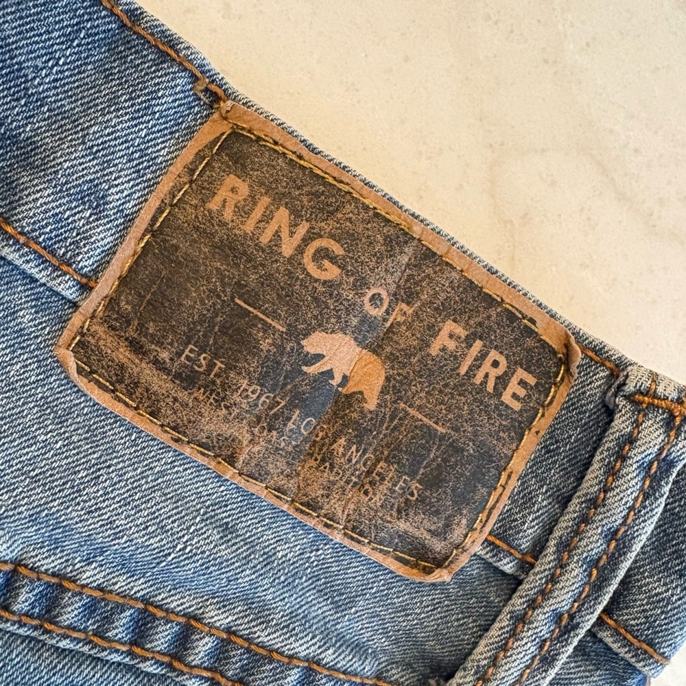 Ring of Fire Blue Denim Jeans - Picture 3 of 3